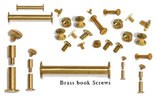 brass book screws
